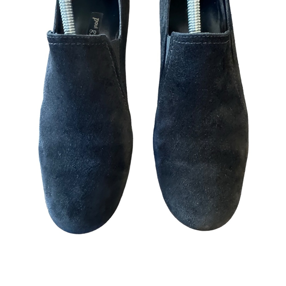 Women’s Paul Green Size 4 (US Size 6.5) Black Suede Hidden Wedge Slip On Shoes - Picture 3 of 11
